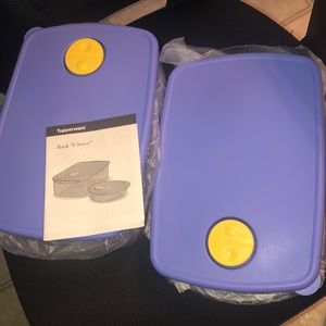 Brand new Tupperware rock n serve set
